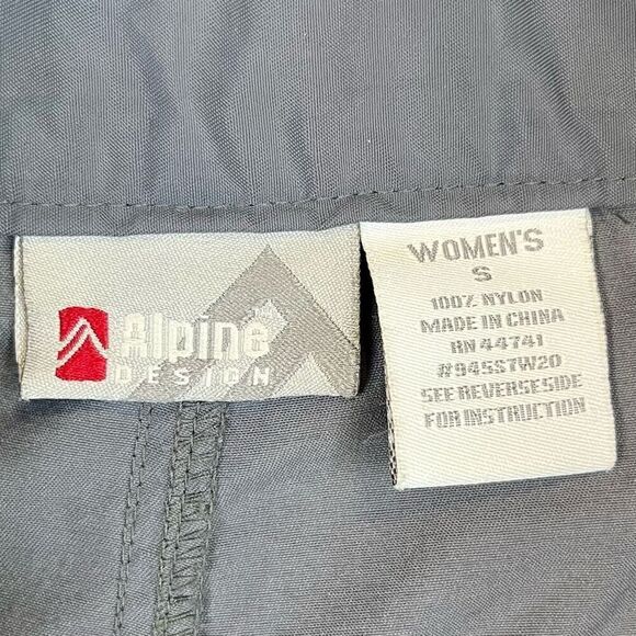 Alpine Design Gray Cargo Cropped Pants Small - Picture 4 of 8